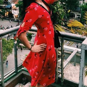 H&M Floral Button Down Dress